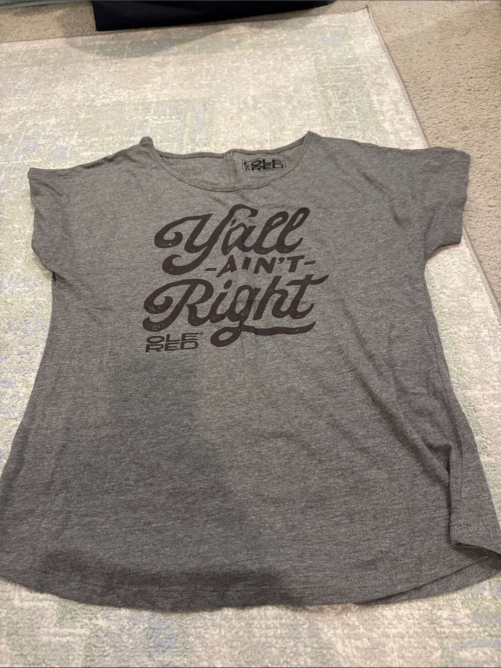 Ole Red Graphic 'Y'all Ain't Right' Short Sleeve Tee